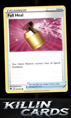Full Heal 51/73 Pokemon Common Champion's Path Card NM