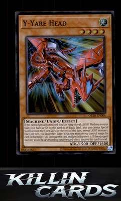 Y-Yare Head OP28-EN006 YuGiOh Super Rare OTS Tournament Pack 28 Card NM