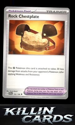 Rock Chestplate 192/198 Pokemon Uncommon SV01: Scarlet & Violet Base Set Card NM