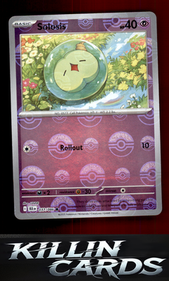 Solosis (Poke Ball Pattern) 037/086 Pokemon Common SV: Black Bolt Card NM