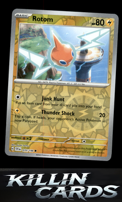 Reverse Holofoil Rotom - 070/198 070/198 Pokemon Common SV01: Scarlet & Violet B