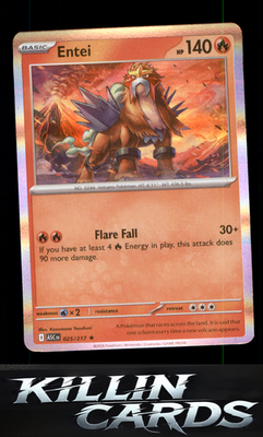Entei 025/217 Pokemon Rare ME: Ascended Heroes Card NM
