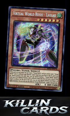 1st Edition Virtual World Roshi - Laolao MP21-EN174 YuGiOh Prismatic Secret Rare