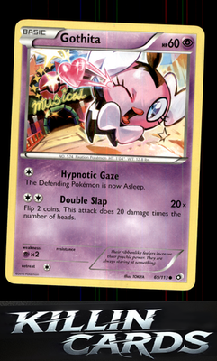 Gothita (69) 69/113 Pokemon Common Legendary Treasures Card NM