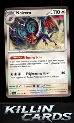 Noivern 128/159 Pokemon Rare SV09: Journey Together Card NM