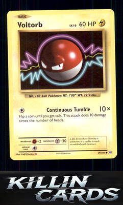 Voltorb 39/108 Pokemon Common XY - Evolutions Card NM