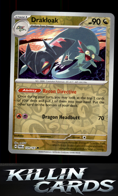 Reverse Holofoil Drakloak 129/167 Pokemon Common SV06: Twilight Masquerade Card