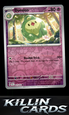 Reverse Holofoil Duosion 071/162 Pokemon Common SV05: Temporal Forces Card NM