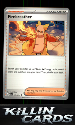 Firebreather - 089/094 089/094 Pokemon Uncommon ME02: Phantasmal Flames Card NM