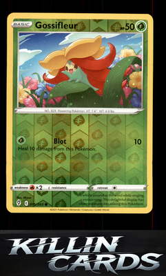 Reverse Holofoil Gossifleur 015/203 Pokemon Common SWSH07: Evolving Skies Card N