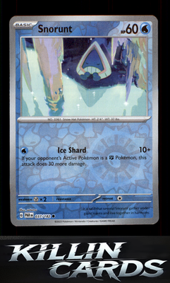 Reverse Holofoil Snorunt - 037/182 037/182 Pokemon Common SV04: Paradox Rift Car
