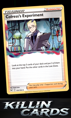 Colress's Experiment 155/196 Pokemon Uncommon SWSH11: Lost Origin Card NM