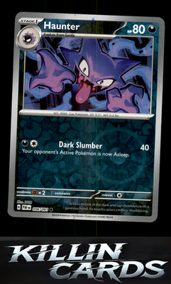 Reverse Holofoil Haunter 056/091 Pokemon Common SV: Paldean Fates Card NM