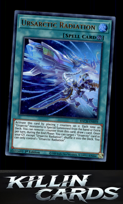 1st Edition Ursarctic Radiation BACH-EN059 YuGiOh Ultra Rare Battle of Chaos Car