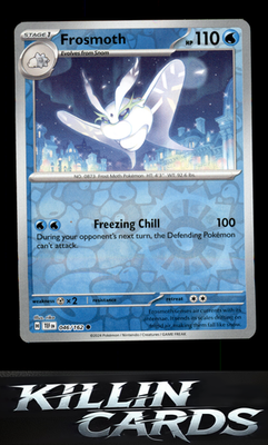 Reverse Holofoil Frosmoth 046/162 Pokemon Common SV05: Temporal Forces Card NM