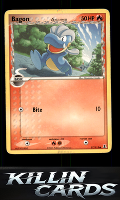 Bagon - 057/113 (Delta Species) 57/113 Pokemon Common Delta Species Card LP