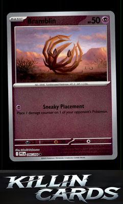 Reverse Holofoil Bramblin 046/094 Pokemon Common ME02: Phantasmal Flames Card NM