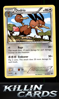 Dodrio 99/146 Pokemon Uncommon XY Base Set Card LP