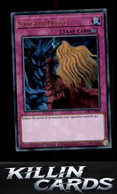 1st Edition Stygian Dirge LART-EN058 YuGiOh Ultra Rare The Lost Art Promotion Ca