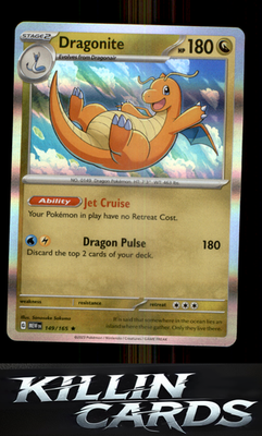 Dragonite 149/165 Pokemon Rare SV: Scarlet & Violet 151 Card NM