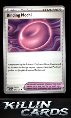 Binding Mochi 095/131 Pokemon Uncommon SV: Prismatic Evolutions Card NM