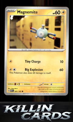 Magnemite 081/165 Pokemon Common SV: Scarlet & Violet 151 Card NM