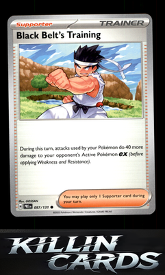 Black Belt's Training - 097/131 097/131 Pokemon Common SV: Prismatic Evolutions