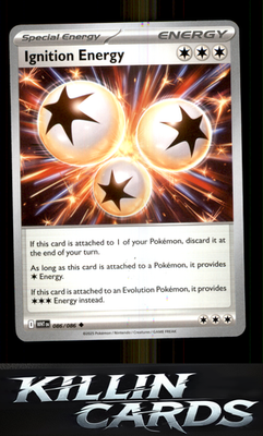 Ignition Energy 086/086 Pokemon Uncommon SV: White Flare Card NM
