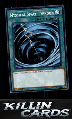 1st Edition Mystical Space Typhoon YS17-EN024 YuGiOh Common Starter Deck: Link S