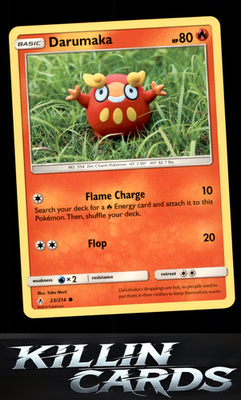 Darumaka 23/214 Pokemon Common SM - Unbroken Bonds Card NM