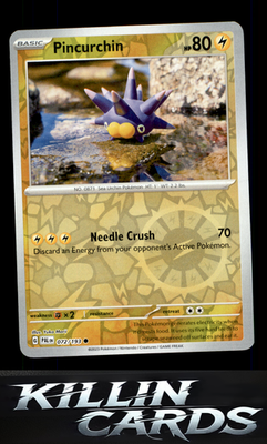 Reverse Holofoil Pincurchin - 072/193 072/193 Pokemon Common SV02: Paldea Evolve