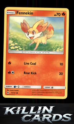 Fennekin (15) 15/131 Pokemon Common SM - Forbidden Light Card NM