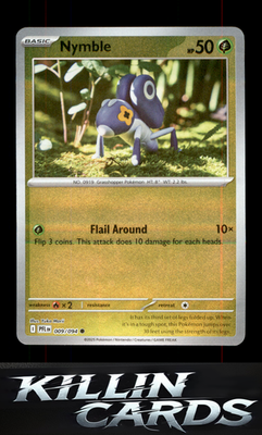 Reverse Holofoil Nymble - 009/094 009/094 Pokemon Common ME02: Phantasmal Flames