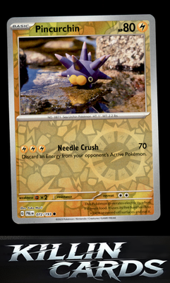 Reverse Holofoil Pincurchin - 072/193 072/193 Pokemon Common SV02: Paldea Evolve