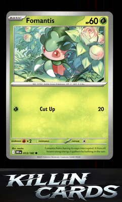 Fomantis 013/182 Pokemon Common SV10: Destined Rivals Card NM