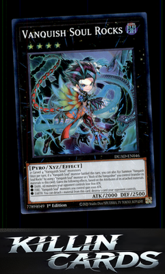 1st Edition Vanquish Soul Rocks DUAD-EN046 YuGiOh Super Rare Duelist's Advance C