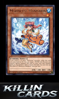1st Edition Marincess Mandarin CHIM-EN002 YuGiOh Rare Chaos Impact Card NM