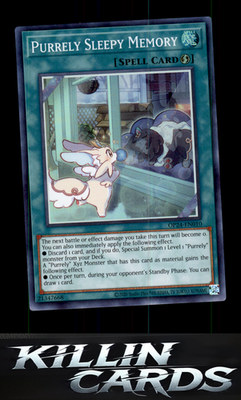 Purrely Sleepy Memory OP24-EN010 YuGiOh Super Rare OTS Tournament Pack 24 Card N