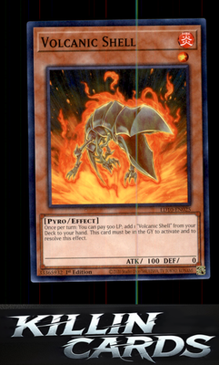 1st Edition Volcanic Shell LD10-EN025 YuGiOh Common Legendary Duelists: Soulburn