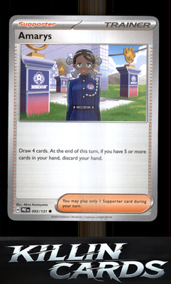 Amarys - 093/131 093/131 Pokemon Common SV: Prismatic Evolutions Card NM