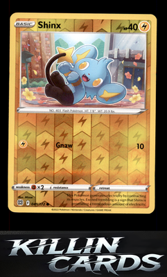 Reverse Holofoil Shinx 049/172 Pokemon Common SWSH09: Brilliant Stars Card NM