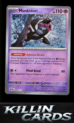 Munkidori (Poke Ball Pattern) 044/131 Pokemon Rare SV: Prismatic Evolutions Card