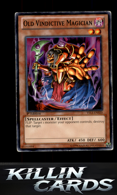 1st Edition Old Vindictive Magician YS13-EN020 YuGiOh Common Super Starter: V fo