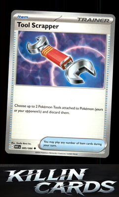 Tool Scrapper 085/086 Pokemon Uncommon SV: White Flare Card NM