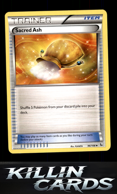 Sacred Ash 96/106 Pokemon Uncommon XY - Flashfire Card LP