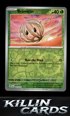 Reverse Holofoil Bramblin - 022/193 022/193 Pokemon Common SV02: Paldea Evolved