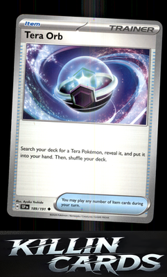 Tera Orb 189/191 Pokemon Uncommon SV08: Surging Sparks Card NM