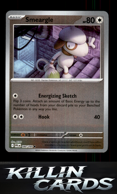 Reverse Holofoil Smeargle 080/094 Pokemon Common ME02: Phantasmal Flames Card NM