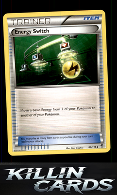 Energy Switch 89/111 Pokemon Uncommon XY - Furious Fists Card LP