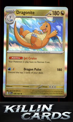 Dragonite 149/165 Pokemon Rare SV: Scarlet & Violet 151 Card NM